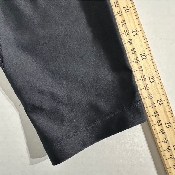 Nike Womens Power Epic Run Crop Leggings Women's Dri-Fit Black Shiny Draw Waist - Picture 14 of 14